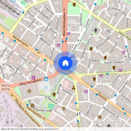 Πλατεία Δημοκρατίας 1, Θεσσαλονίκη 54630