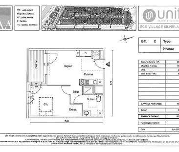 Location appartement 2 pièces, 42.00m², Castelginest - Photo 4