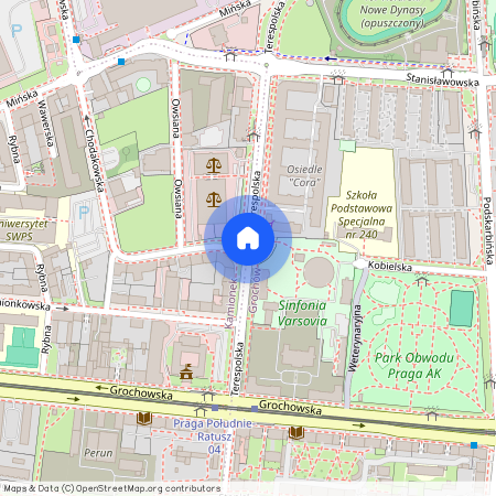 ul. Terespolska, Grochów, Praga-Południe, Warszawa, mazowieckie