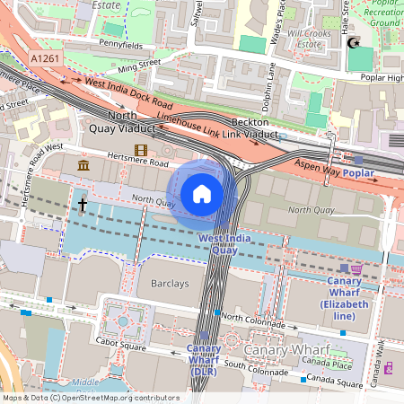 West India Quay Hertsmere Road E14 4EG
