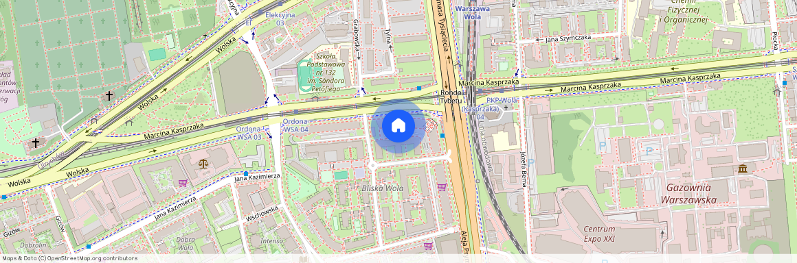 ul. Marcina Kasprzaka, Odolany, Wola, Warszawa, mazowieckie