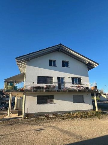 For rent – 3.5-room duplex apartment – 120 m² – Morens (FR) – Unobstructed view of the Alps - Foto 3