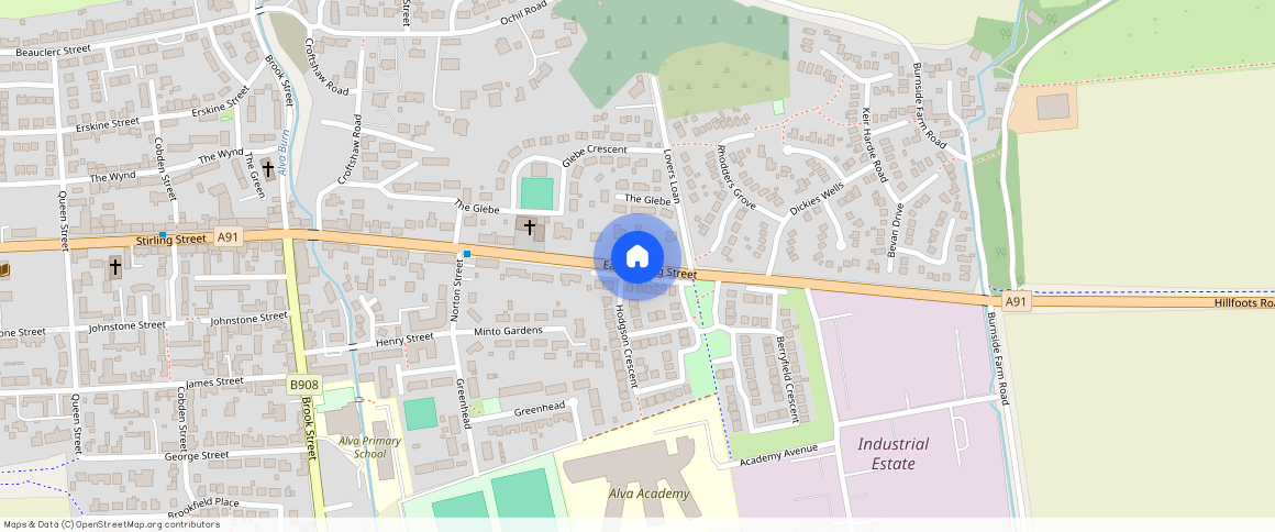 East Stirling Street, Alva, Clackmannanshire, FK12