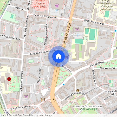 pl. Przyjaźni, Słubice, Słubice, słubicki, lubuskie