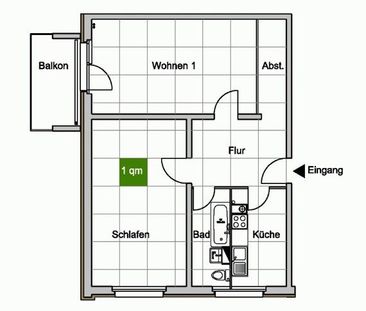 Wohnung für Wohngemeinschaften geeignet! Vereinbaren Sie einen Termin! - Foto 1