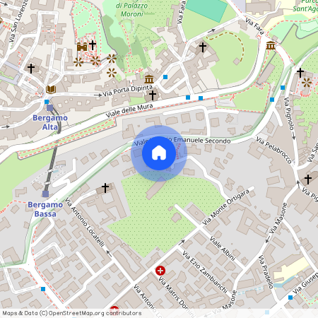 Bergamo, Viale Vittorio Emanuele II - Centro