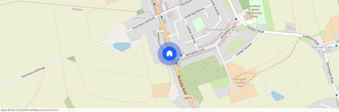 Rochdale Road, Royton, Oldham, OL2