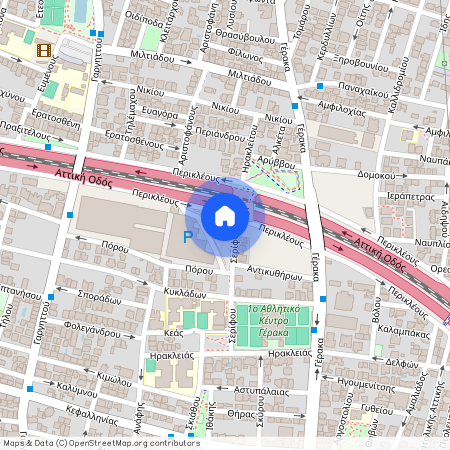 Ποδηλατόδρομος Γέρακα, Γέρακας 15344