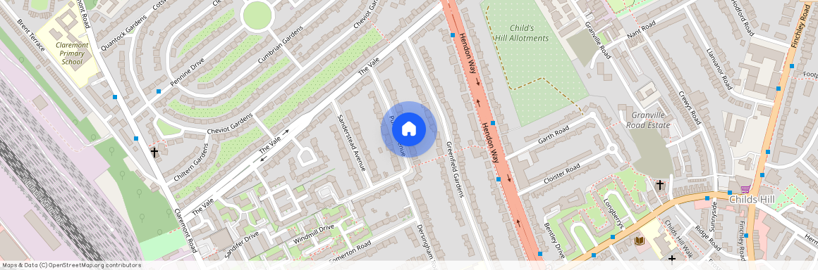 Purley Avenue, Cricklewood, London, NW2