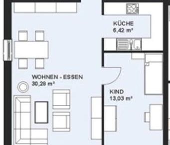 Neubau-Erstbezug: 3-Zimmer-Erdgeschosswohnung mit Terrasse - Foto 1