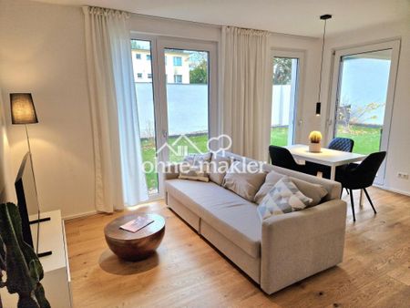 Große 2 Zimmerwohnung im EG, Neubau in 2022, möbliert, Terrasse & priv. Garten - Photo 3