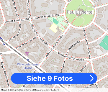 Mit Balkon nahe der Pauluskirche! Hübsche 2-Raum-Wohnung mit prakti... - Foto 1