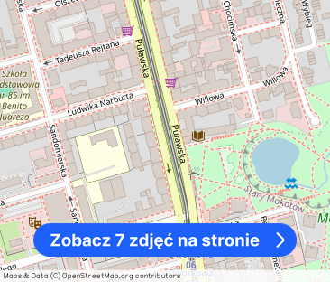 Nowoczesna kawalerka na Mokotowie od zaraz - Zdjęcie 1