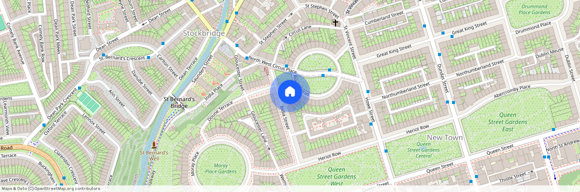 Circus Gardens Top Floor Right, Stockbridge, Edinburgh