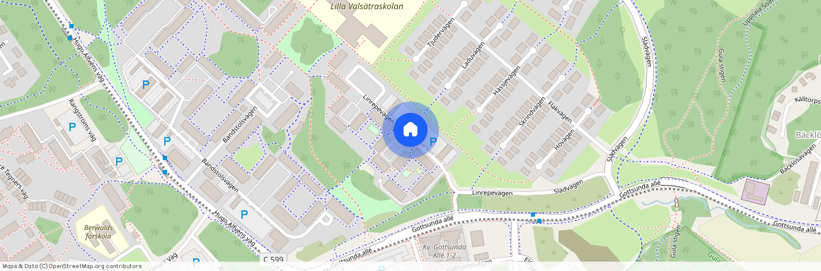 Linrepevägen, Uppsala