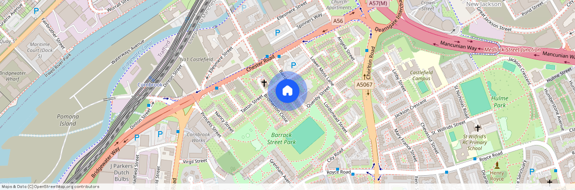 Barrack Street, Hulme, Manchester. M15 4ER