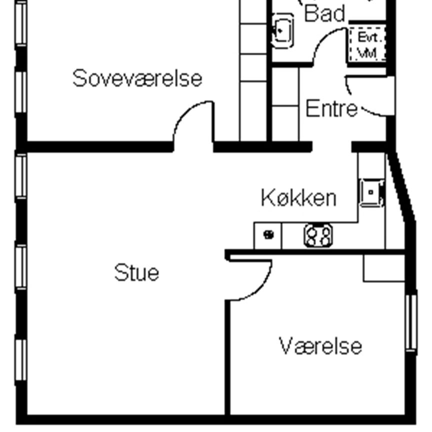 Skrænten 54 B, 1. sal tv., 85 m2 - Photo 2