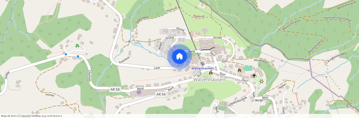Loch 1306, 9428 Walzenhausen