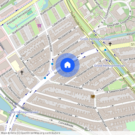 Groot Hertoginnelaan 130, Sweelinckplein e.o., 2517EL, Den Haag