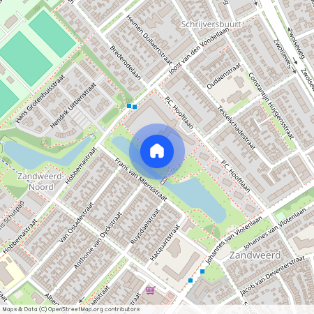 Schrijversbuurt, 7412 PL, P.C. Hooftlaan, Deventer