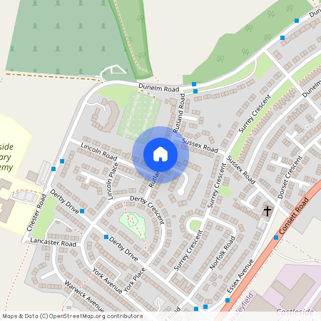 2 bed semi-detached house to rent in DH8
