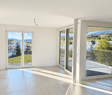 Erstbezug: Moderne 3.5-Zimmer-Wohnung mit Panoramablick - Photo 4