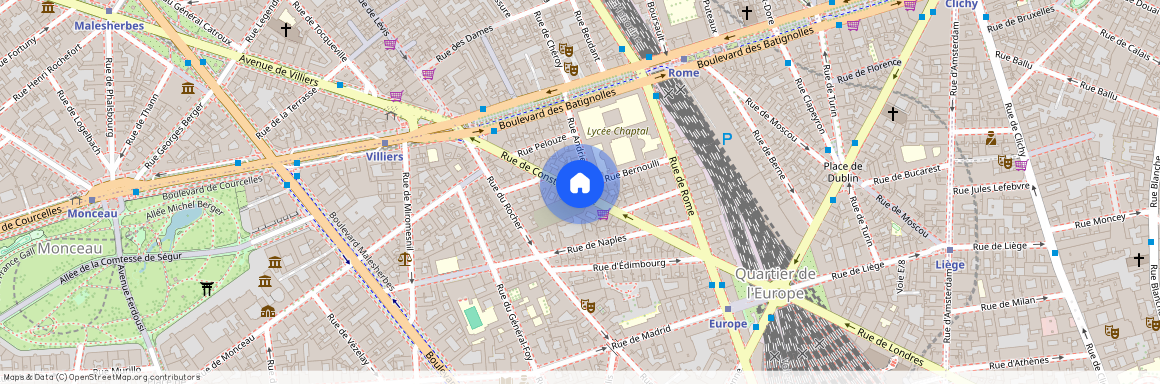 Paris VIIIe - Rue de Constantinople.