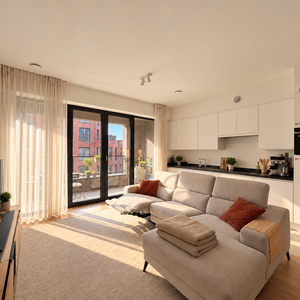 Appartement te huur in Brussel voor € 1.300 met 2 slaapkamers - Foto 2