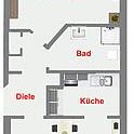 Siegburg-Zange: Schöne 2-Zimmer-Wohnung mit großem Balkon, Garage - Photo 1