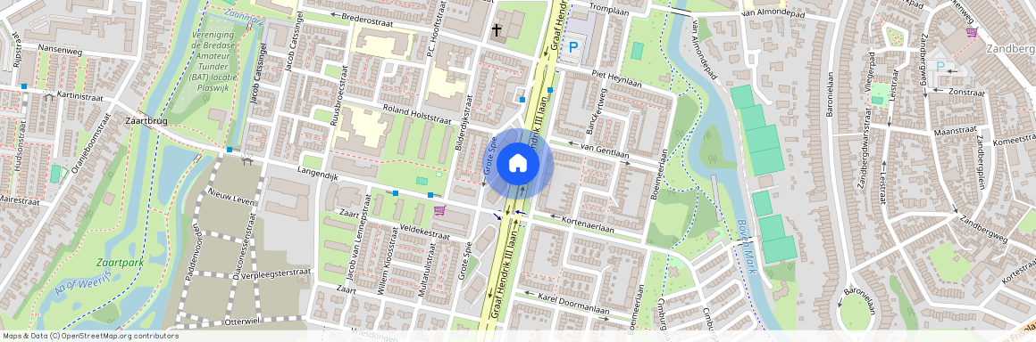 Boeimeer, 4819 CC, Graaf Hendrik III laan, Breda