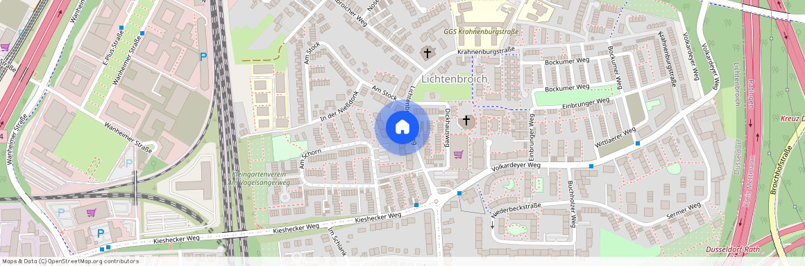 Lichtenbroicher Weg 131, 40472 Düsseldorf - Lichtenbroich