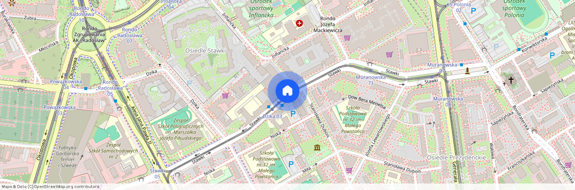 ul. Stawki, Muranów, Śródmieście, Warszawa, mazowieckie