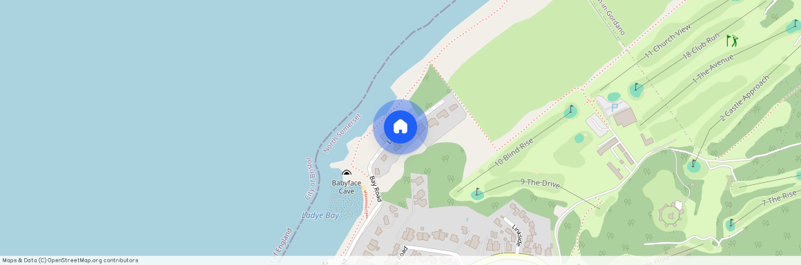 Ladye Bay, Clevedon, North Somerset, BS21