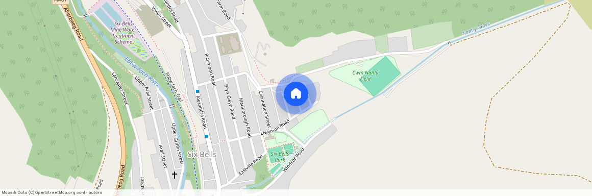 Kimberley Road, Six Bells, Abertillery