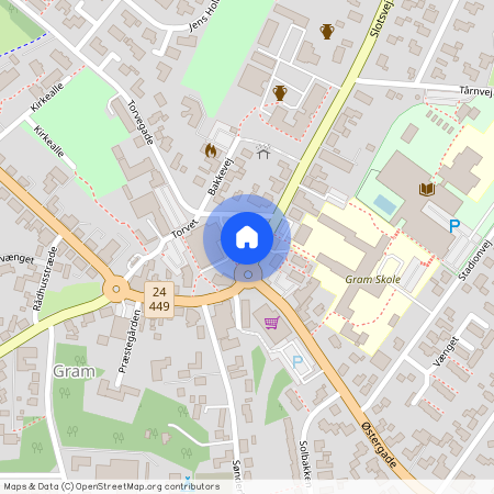 Slotsvej, 4 1. th., Gram, 6510