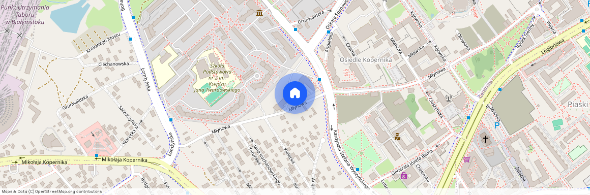 ul. Młynowa, Przydworcowe, Białystok, podlaskie