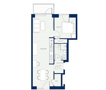 2 værelses – Roesskovsvej 22 C, 2. lejl. 1 – Odense V - Foto 3