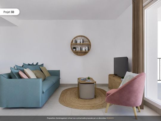 location Appartement T3 DE 64.1m² À MARSEILLE - Photo 1
