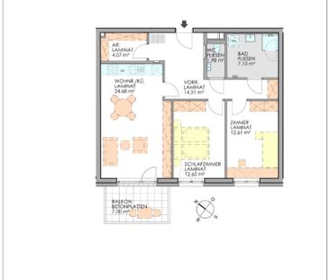 Familienfreundliche Wohnung mit Balkon - Top 13 - Foto 2