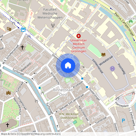 Binnenstad-Oost, 9711 XE, Oostersingel, Groningen