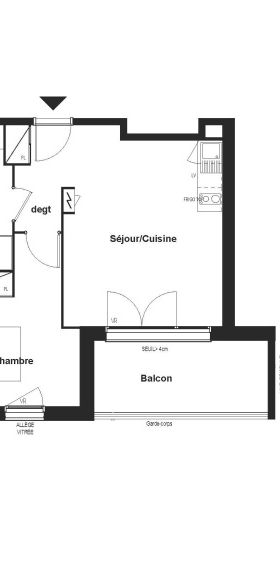 Location Appartement 2 pièces 41m² EAUNES 31600 - Photo 2