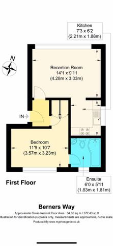 1 bedroom flat to rent - Photo 4