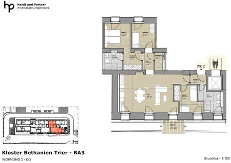 Quartier Bethanien – Moderne 5-Zimmer-Wohnung in historischer Klosteranlage - Photo 4