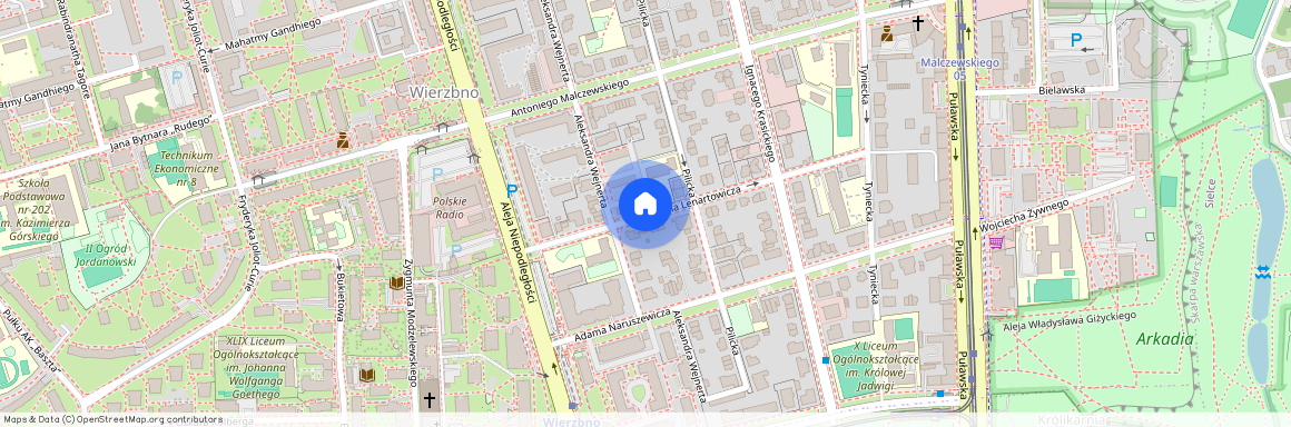 Warszawa, Mokotów, Górny, Mokotów, Teofila, Lenartowicza