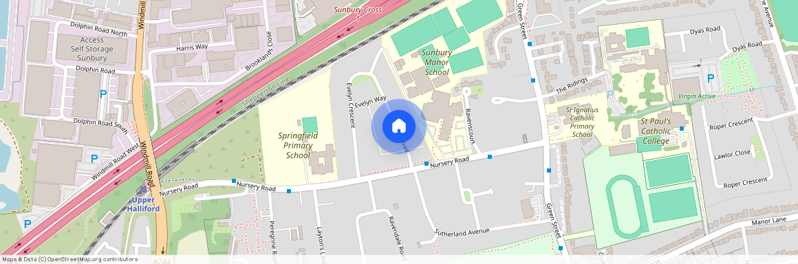 Beverley Road, Sunbury-On-Thames, TW16