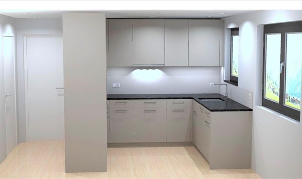 neue 2.5 Zimmer Wohnung mit Terrasse und herrlicher Aussicht - Foto 1