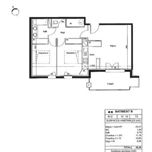 Location Appartement 3 pièces 58m² MURET 31600 - Photo 3