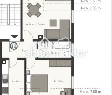 Stuttgart-Mitte: Gut geschnittene 2-Zimmer-Whg. teilmöbliert - Photo 5