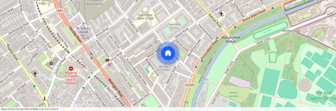 Barrow Hill Estate, St John's Wood, NW8