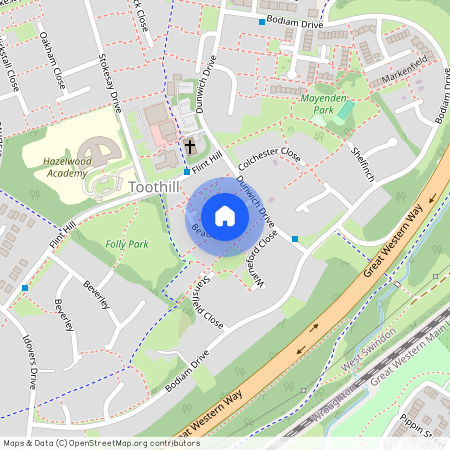 Beaulieu Close, Toothill, Swindon, SN5